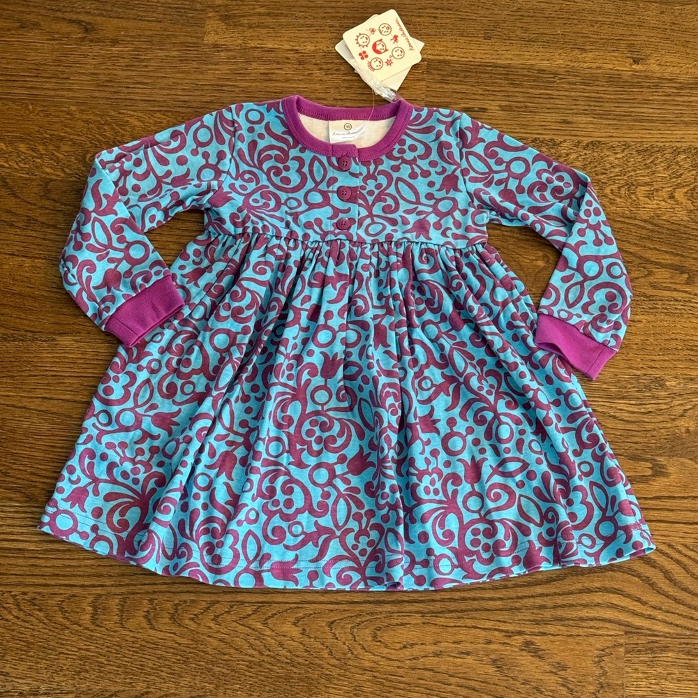 Swirl Flower Hanna Andersson Dress New With Tags